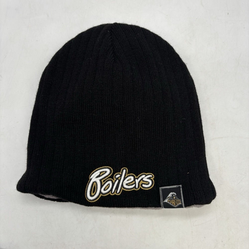 Purdue Boilermakers Beanie Winter Hat OSFA Reversible Cap One Size NCAA NEW